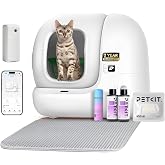 PETKIT PURA MAX 2 Kendi Kendini Temizleyen Kedi Kumu Tepsisi, &Ccedil;ok Kedili Kullanım i&ccedil;in Uygulama Kontrollu Otomatik Kedi Kumu 