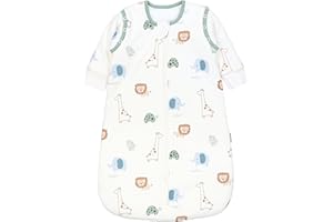 TupTam Sacco Nanna 2.5 TOG – Sacco Nanna Neonato Tutto l’anno con Maniche Rimovibili, Cotone OEKO-TEX