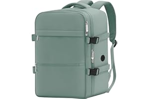 WOUIYO for Ryanair Cabin Bags 40x30x20 40x20x25 Underseat Cabin Bag,Waterproof Travel Backpack Cabin Size Anti-Theft Carry Ons Hand Luggage Backpack for Ryanair Backpack with TSA Approved, USB Hole