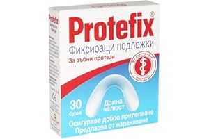 Protefix Feuilles adhésives inférieures pour prothèses dentaires