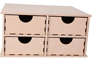 LaserSmith Storage Drawers for Ikea Kallax Units (4 Small)