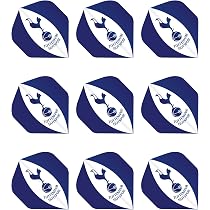 Flights De Fléchettes Arsenal FC - 3 Sets (9 Flights Au Total) - Forme Standard, Qualité Poly Metronic 75 Microns