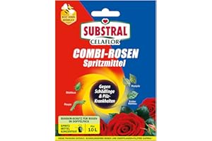 Substral Celaflor Combi-Rosenspritzmittel, 1x15+2x4ml, Rundumschutz für Rosen, gegen Schädlinge und Pilzkrankheiten, Grün