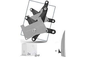 3IDEE Pack d'Adaptateurs VESA Compatible avec l'écran Samsung (U32R590, U32R592, LU32R590, 32UR59C et Plus...) - Support VESA 75x75 mm - Fixation ecran pc pour ecran sans Connexion VESA (2-Pack)