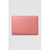 LOS CAJA Minimalist 16 İn&ccedil; Laptop Kılıfı, Vegan Deri, Su İtici &Ouml;zellikli, Bilgisayar Notebook Laptop &Ccedil;antası (Toz Pembe, 16 İ