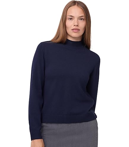 Tapata Suéter Suave De Cuello Alto Para Mujer, Suéter