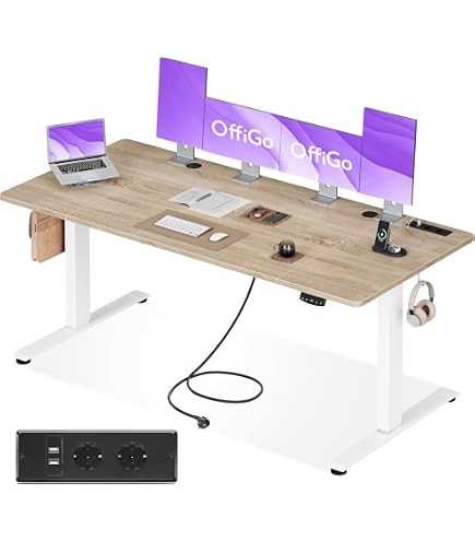 Rehausseur De Bureau Assis-Debout Ergonomique 80 Cm – Réglable En Hauteur 11-50 Cm – Idéal Double Écran