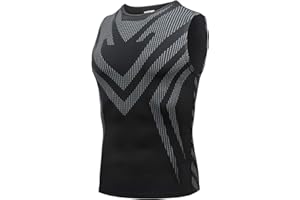 AMZSPORT Débardeur de Compression pour Homme, Gilet de Course à Séchage Rapide pour Sportifs