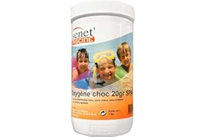 senet' piscine Oxygène Actif pour Spa 1 Kg - Antibactérien, Virus et Champignon