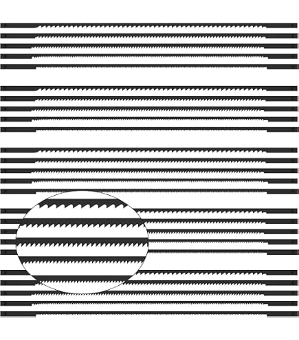 14 Lames De Scie à Chantourner - 170mm - Pour Bois, Modélisme Et Bricolage - Acier Carbone Anti-rouille - 2