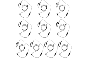 KEESIN KEESN G Forme Clip-Ear Casque Oreillette/Micro pour Motorola Talkabout 2 Talkie Walkie Radio 2 Voies 1 Broche 100–0