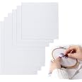 6 Pièces Tissus Pour Le Point De Croix Tissus Aida Toile Broderie 11 CT Blanche Tissu Broder En Coton Tissu Feuilles De Toile En Maille Plastique Pour Travaux Manuels Projets De Crochet 2 Tailles