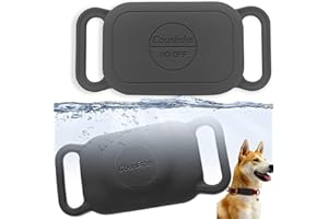 COUNLISHA Silikonowy uchwyt na szyję Tile Pro (2024) do obroży psa, wąska, trwała zawieszka Life360 Pro Tracker dla kotów, wodoodporny pokrywy