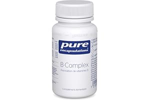Pure Encapsulations - B-Complex - Association de 8 Vitamines B Hautement Assimilables - Contribue à Un Métabolisme Énergétique Normal - 60 Gélules Véganes