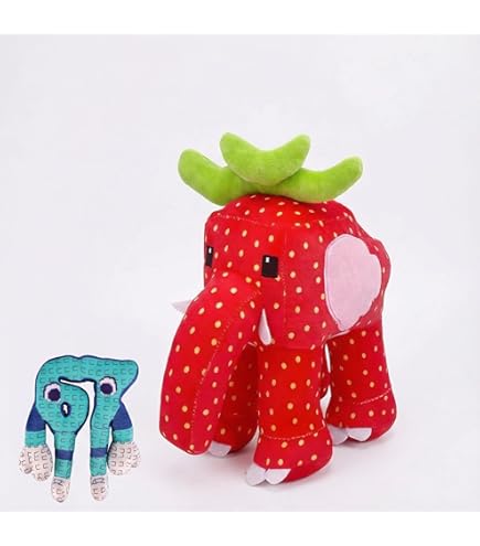 Pluche pop van 24 cm / 9,44 inch Steelt je hersenen Rood 666 Schattig