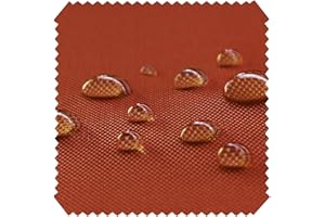 novely® OXFORD BIG 600D - Wasserfester Outdoorstoff - Robuster Polsterstoff - Wasserdichter Möbelstoff - Waterproof Meterware 1 lfm 27 Ziegelrot