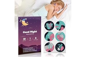 MENNYO Schlaf Patches,Schlafpflaster für Erwachsene,30er Packung Tiefschlafpflaster,Schnell wirkende Zutaten, Schlaf Fördernde Aufkleber für Männer und Frauen