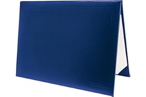 GraduatePro Porte Diplome A4 Couverture Certificat Dossier de Présentation-Bleu royal