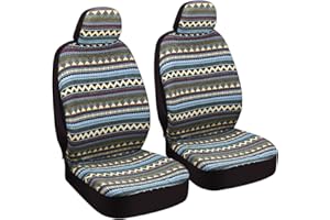 SOBONITO Sitzbezüge Auto Vordersitze,Sitzbezug Set Universal für Fahrersitz und Beifahrer Zubehör,Schonbezüge,Schweres Deckentuch Stoff (FR-B)