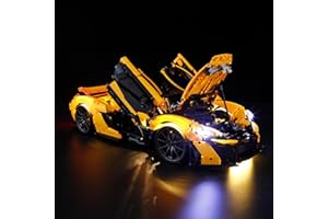 MENZAVA Luz Compatible con Lego 42172 McLaren P1 Technic - Kit de iluminación LED para el Modelo de Bloques de construcción (Modelos NO Incluido)