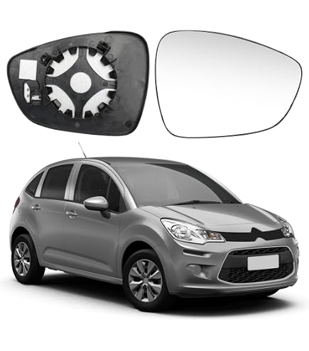 Miroir Glace Verre Rétroviseur Chauffant Gauche Côté Conducteur - Compatible Peugeot 3008 5008 2009-2016 - OEM 8151JV
