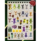Super Bear Adventure &Ccedil;ocuk Sticker Seti 35 Adet | Renkli & Eğlenceli | Suya Dayanıklı