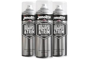 JENOLITE Back To Black Bumper & Trim | RESTORES & PROTECTS |Ideal For Bumpers, Trim and Rubber | 3 x 500 ml
