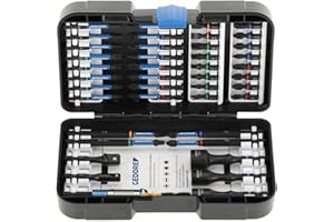 GEDORE Torsions-Bit-Set 666-042 - Hochwertiger Bitsatz für Profis - 42-teiliges Set inkl. praktischem Aufbewahrungskoffer mit Bithalter