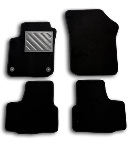 Motohobby Gummimatten Vorne Gummi Fußmatten Satz für Skoda Citigo/Seat