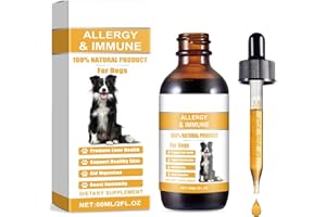 ELIISKINN Dog Yeast Infection Treatment - Soothes Allergies & Itching – Fast-Acting Formula for Dogs - Yeast Infection Treatment for Dog Itchy Skin & Ear Relief – 60ml Solution