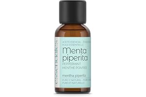 Essenciales - Olejek eteryczny z mięty pieprzowej BIO, 100% czysty i certyfikowany ekologicznie, 30 ml | Olejek eteryczny Mentha Piperita Bio