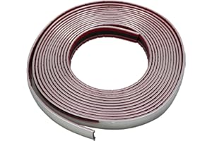 LUMONIC Chromowana listwa ozdobna 16 mm x 5 m samochodowa listwa chromowana uniwersalna samoprzylepna elastyczna