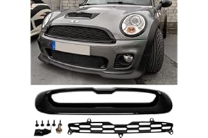 DM Autoteile - Presa d'aria nera lucida adatta per cofano Mini Cooper S R55 R56 R57