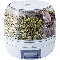 Dispenser Cereali Da Parete Autoadesivo - Contenitore Per Alimenti Secchi, 1L, Rettangolare - Foto 9