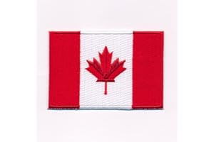 HEGIBAER 30 X 20 MM (Ottawa Canada Flag Canada Flag Sew-On Badge / Iron-On Patch 0636 Mini