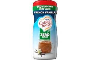 COFFEE MATE Coffee-mate French Vanilla, Sugar-Free Powdered Coffee Creamer, 10.2-Ounce Units (Pack of 6)