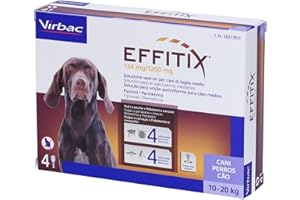 VIRBAC Spot On Effitix medio cane 10-20 kg 4 fiale