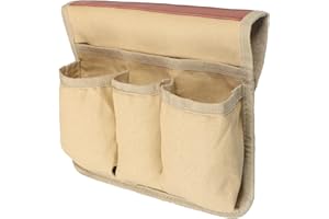 FAXIANTHER Armchair Organiser Armrest Hanging Storage Bag Beach Chair Recliner Holder Pouch Outdoor Travel Camping Space Saver Bag Remote Control Phone Snacks Drink Caddy Home Bedside Chair Storage Pockets