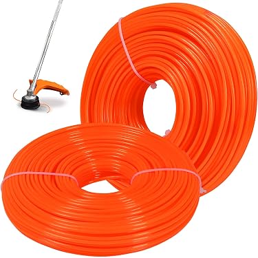 ZeeYee Rasentrimmerschnur Rund – 36 Stück, Vorgeschnitten, 0,3 Cm X 30,5 Cm – Für Rasentrimmer & Freischneider