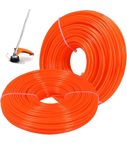 Zeqeey Heavy Duty Rhombus Zigzag Grass Strimmer Line Diameter 3mm - 4mm