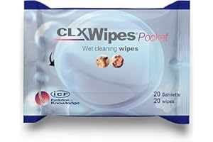 ‎ICF CLX Haustier-Tücher | Sanfte Reinigungs- & Deodorierungstücher für Hunde, Katzen & Kleintiere | Entfernt Schmutz, Feuchtigkeit & Gerüche | Praktisch & Reisegeeignet | 20er-Pack