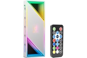 upHere Contrôleur ARGB pour PC,Régulation Thermique PWM 5V 3 PIN,Hub à Télécommande Sans Fil,Hub ARGB,Fan Hub,RGB Controller PC pour Ventilateurs de Boîtier,Synchronisation d'Éclairage RGB,P12PARGB WT