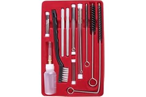 LEONTOOL 23-Piece Spray Gun Cleaning Kit, Paint Gun Cleaning Kit with Wire Nylon Detail Brush, Multi-Purpose Spray Gun Cleaning Brush Maintenance Set, Storage Case Included