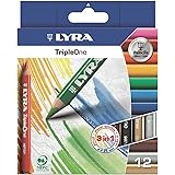 Lyra Triple One L3641121 Etui de 12 crayons Couleurs Assorties