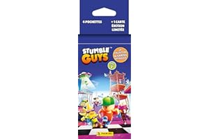 Panini Stumble Guys Trading Cards 2 Blister 4 Bolsillos + 1 Tarjeta de edición Limitada (005222KBF4)