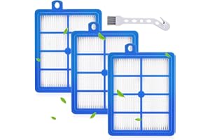 Rebirthcare LX7 Filter für AEG LX8 LX9 VX6 VX7 VX8 VX9 AFS1W AEF12 Turbo Cyclonic Staubsauger, HEPA 13 Filter für Philips FC9150 FC8038/01, Ersatzfilter Zubehör für Electrolux EFH12, 3 Stück