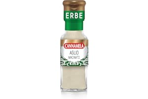 Cannamela, Linea Maxi Oro, Aglio Macinato Essiccato, Confezione da 70g, Ideale per Sughi, Zuppe, Pesti e Salse Speciali, per Dare un Tocco Saporito a Patate e Bruschette