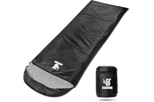 Kiaitre Schlafsack für Erwachsene - Warmer und ultraleichter Umschlag-Kompaktschlafsack, wasserdichter Outdoor-Deckenschlafsack für Camping, Wandern und Rucksackreisen