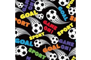 CHDITB Football Wallpaper Self Adhesive,Goal,Game ON,Sport Soccer Wall Stickers,Soccer Boys Room Wall Paper(117.3x118.1) Football Bedroom Accessories,Sports Wallpaper for Kids Bedroom Playroom