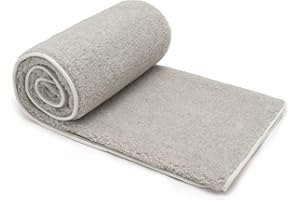 ‎BEST WOOL Merino Wolldecke Schurwolle 160x200 cm - Kuscheldecke aus 100% Merino Schafwolle - Groß und Flauschige Decke Wolle - Gewicht 500g/m2 - Atmungsaktives Material